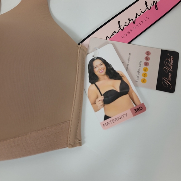 Nursing bra 38D tan color  nwt - Picture 3 of 11